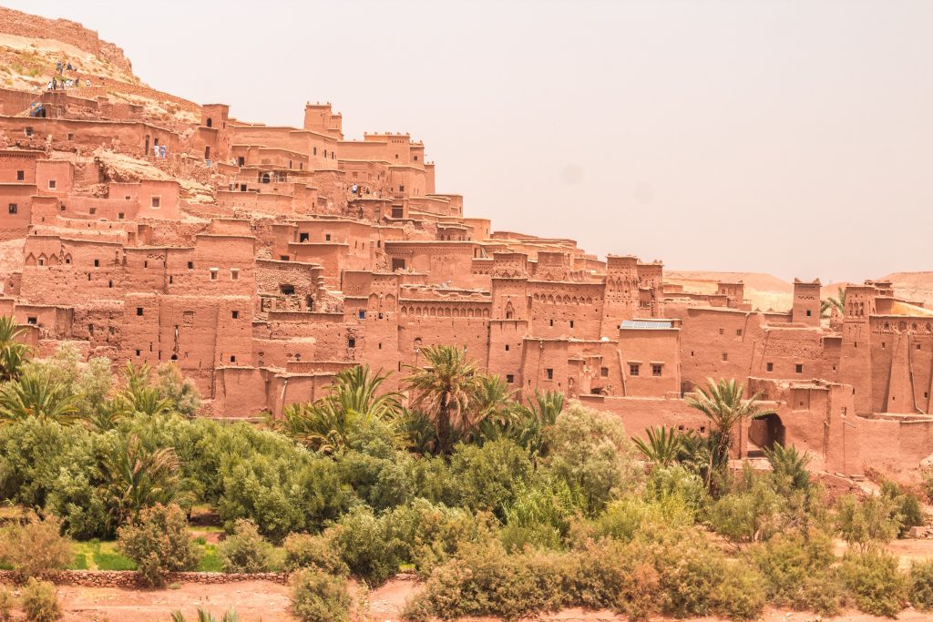 Historic Aït Benhaddou kesar in Marrakech , Marocco